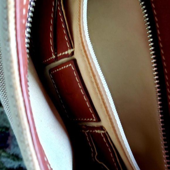 COLE HAAN Mini Handbag Purse Leather Trim - GVC - Picture 10 of 15